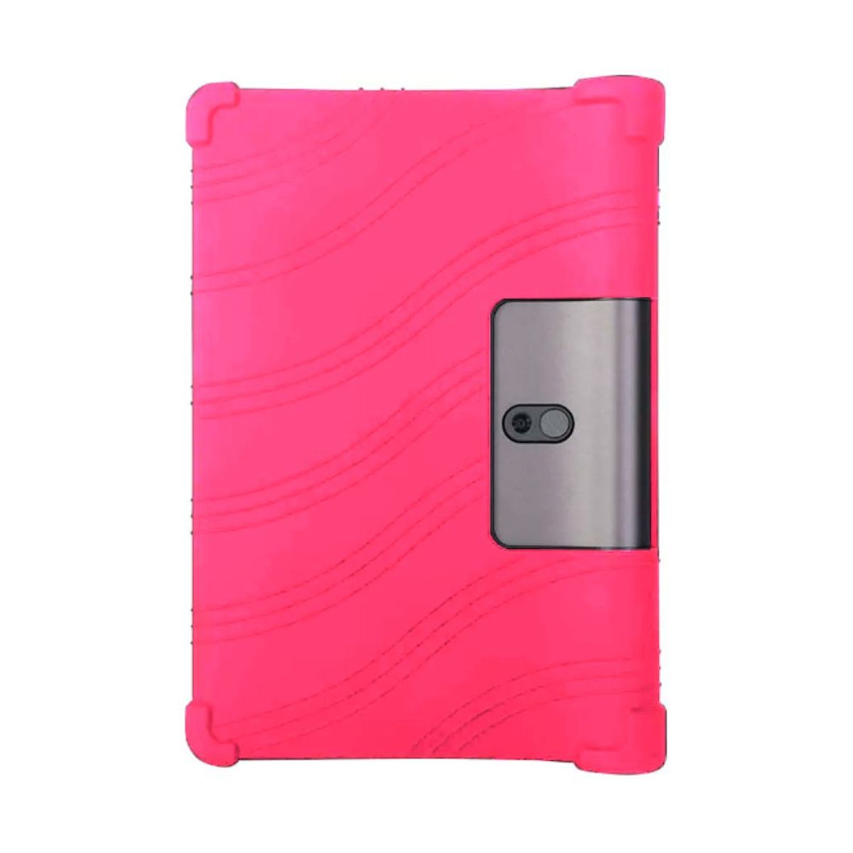 FUNDAANTIGOLPES - Funda de Silicona para Lenovo Yoga Smart Tab - Fucsia