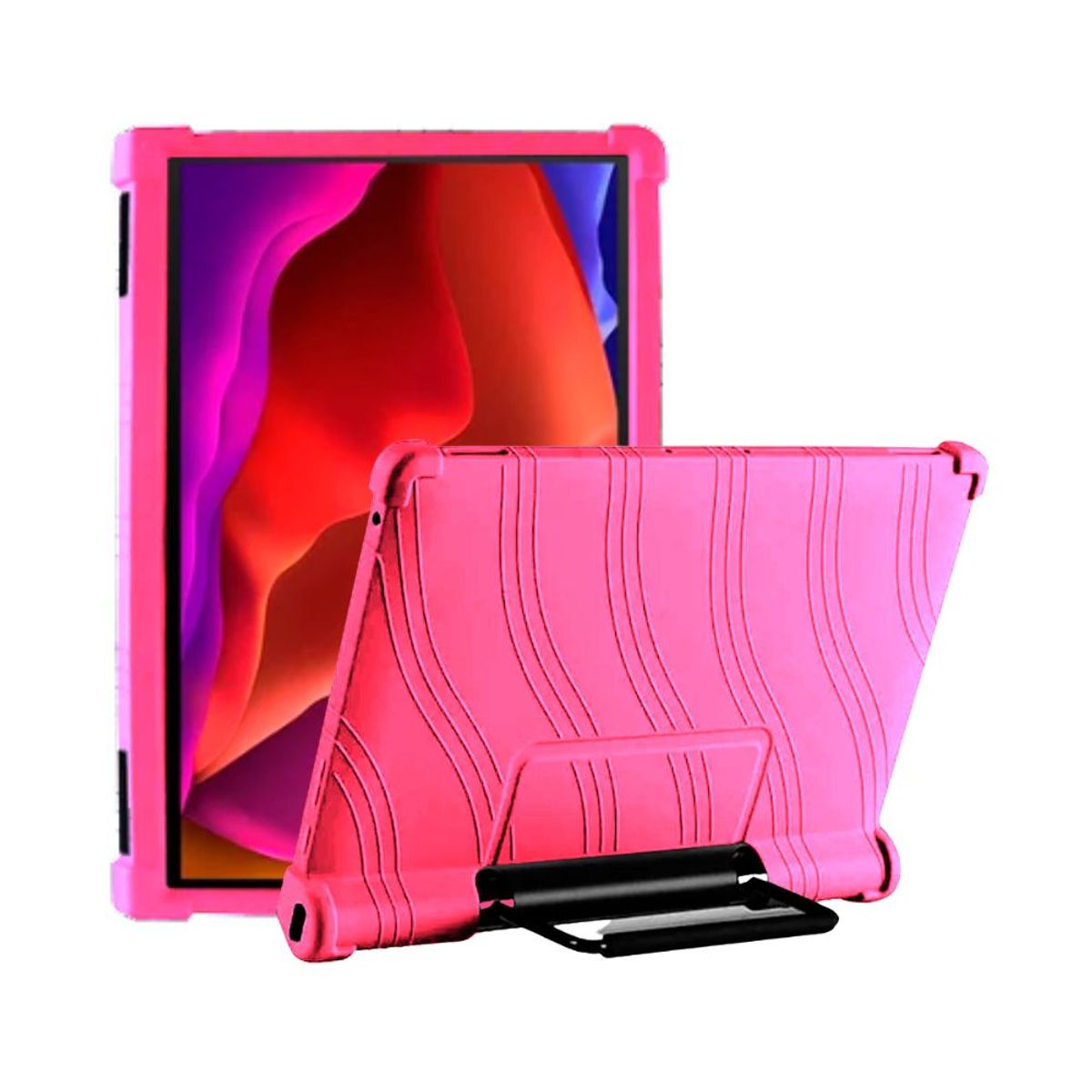 FUNDAANTIGOLPES - Funda de Silicona para Lenovo Yoga Tab 13 - Fucsia