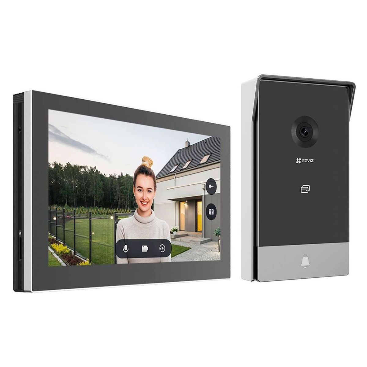 EZVIZ - EZVIZ HP7 Timbre Videoportero WIFI 2K Pantalla 7 Doorbell Doble Banda