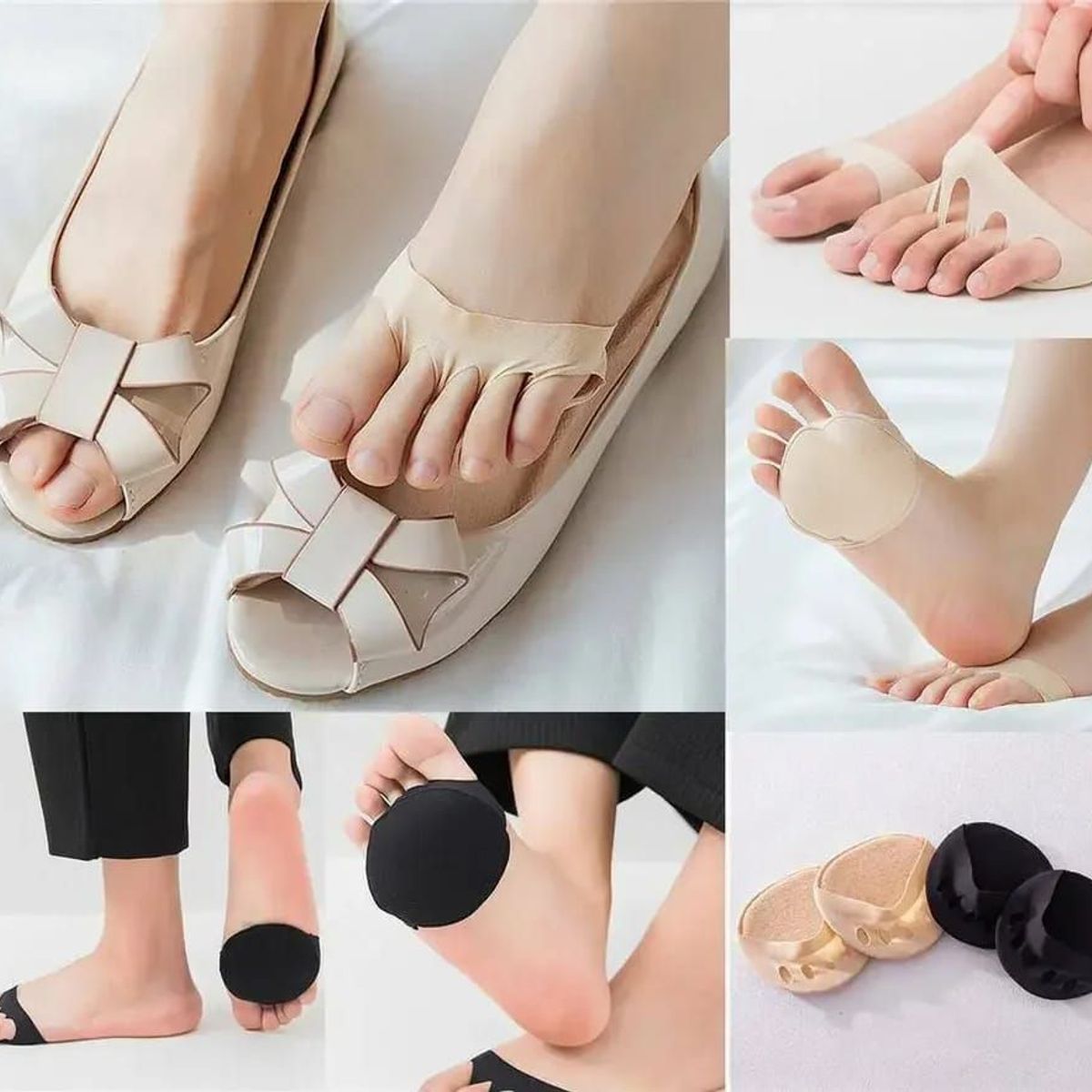 GENERICO - 2 PACK DE PLANTILLAS PARA TACOS/ ALMOHADILLAS PARA PIES