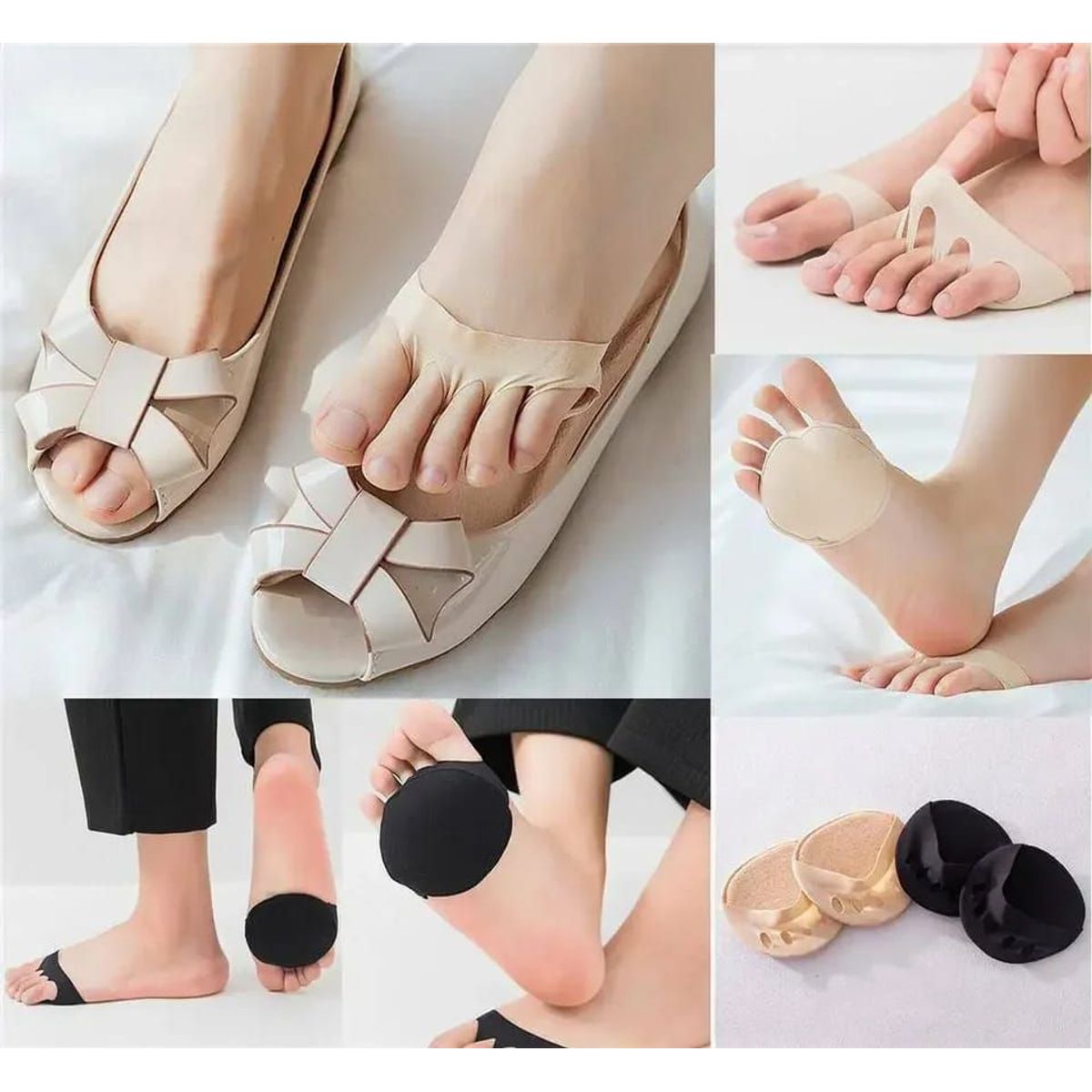 GENERICO - 2 PACK DE PLANTILLAS PARA TACOS/ ALMOHADILLAS PARA PIES