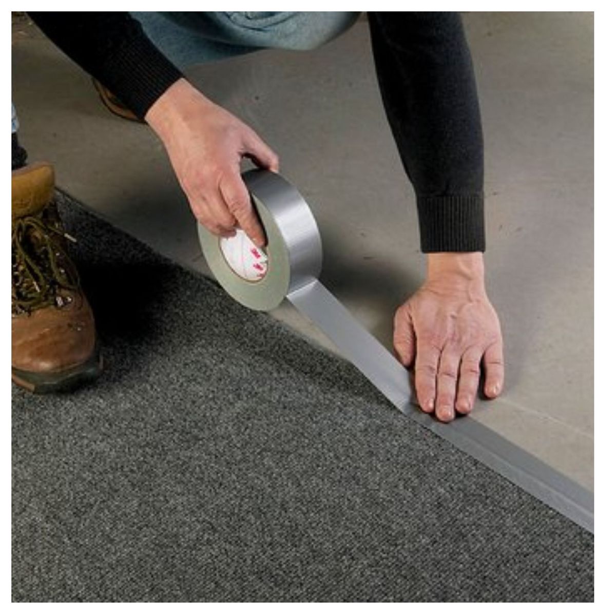 TRUPER - Cinta Duct Tape 2 x 10m sella ductos Plateado TRUPER EXPERT