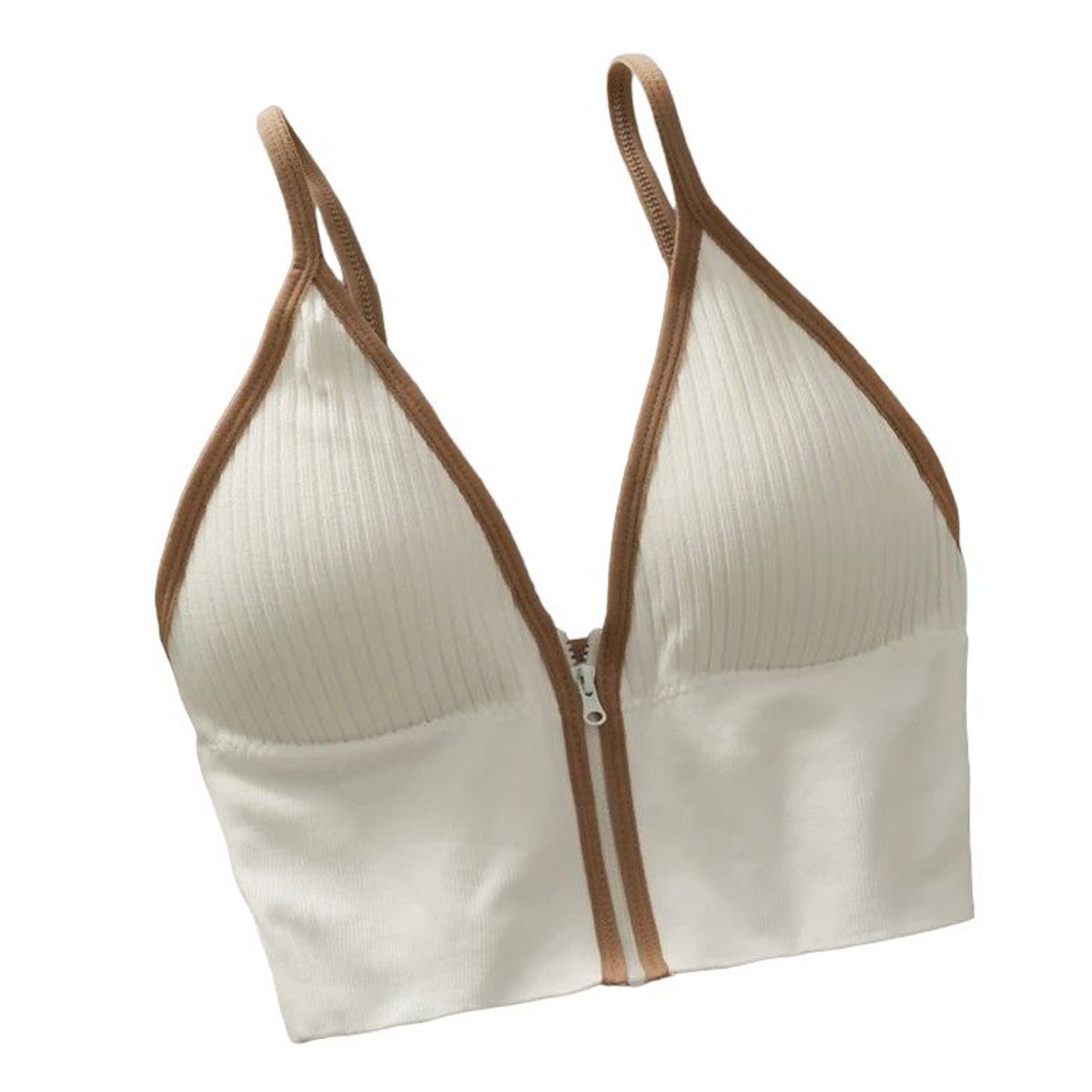 GENERICO - Sujetador Brasier tipo chaleco con cierre