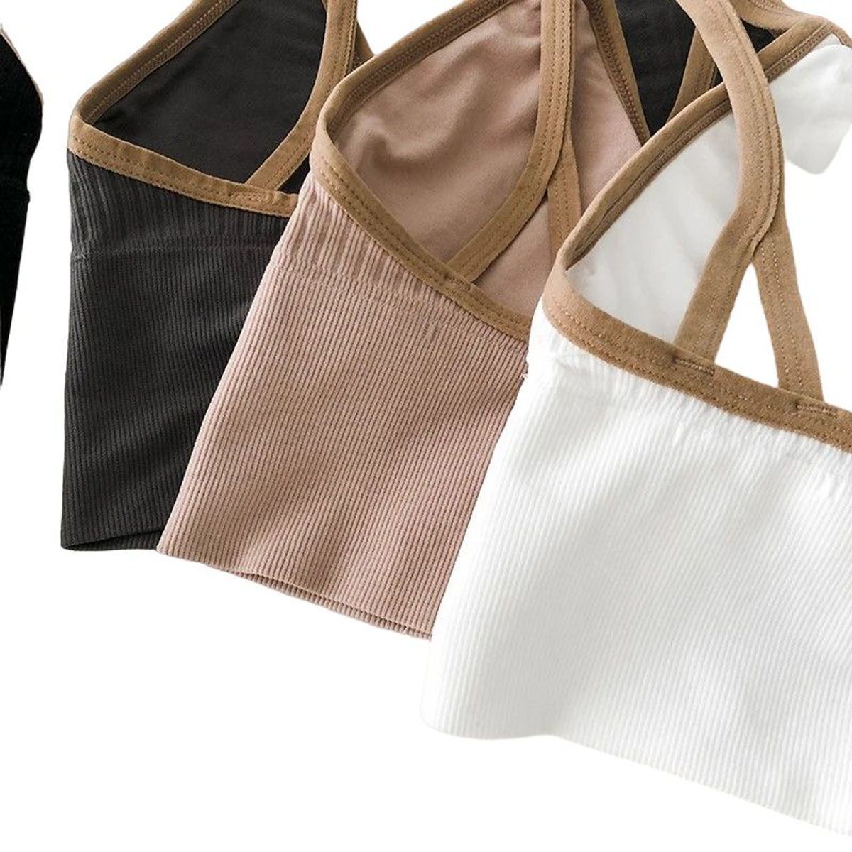 GENERICO - Sujetador Brasier tipo chaleco con cierre