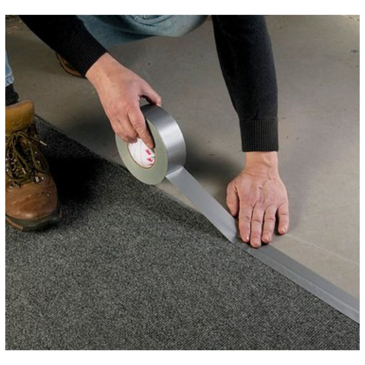 TRUPER - Cinta Duct Tape 2 x 50m sella ductos Plateado TRUPER