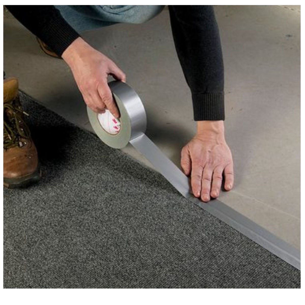 TRUPER - Cinta Duct Tape 2 x 10m sella ductos Plateado TRUPER