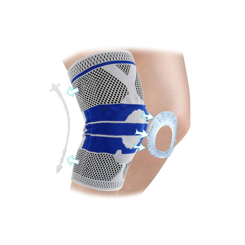 GENERICO - Rodillera Deportiva de Compresión para Esguince con Gel