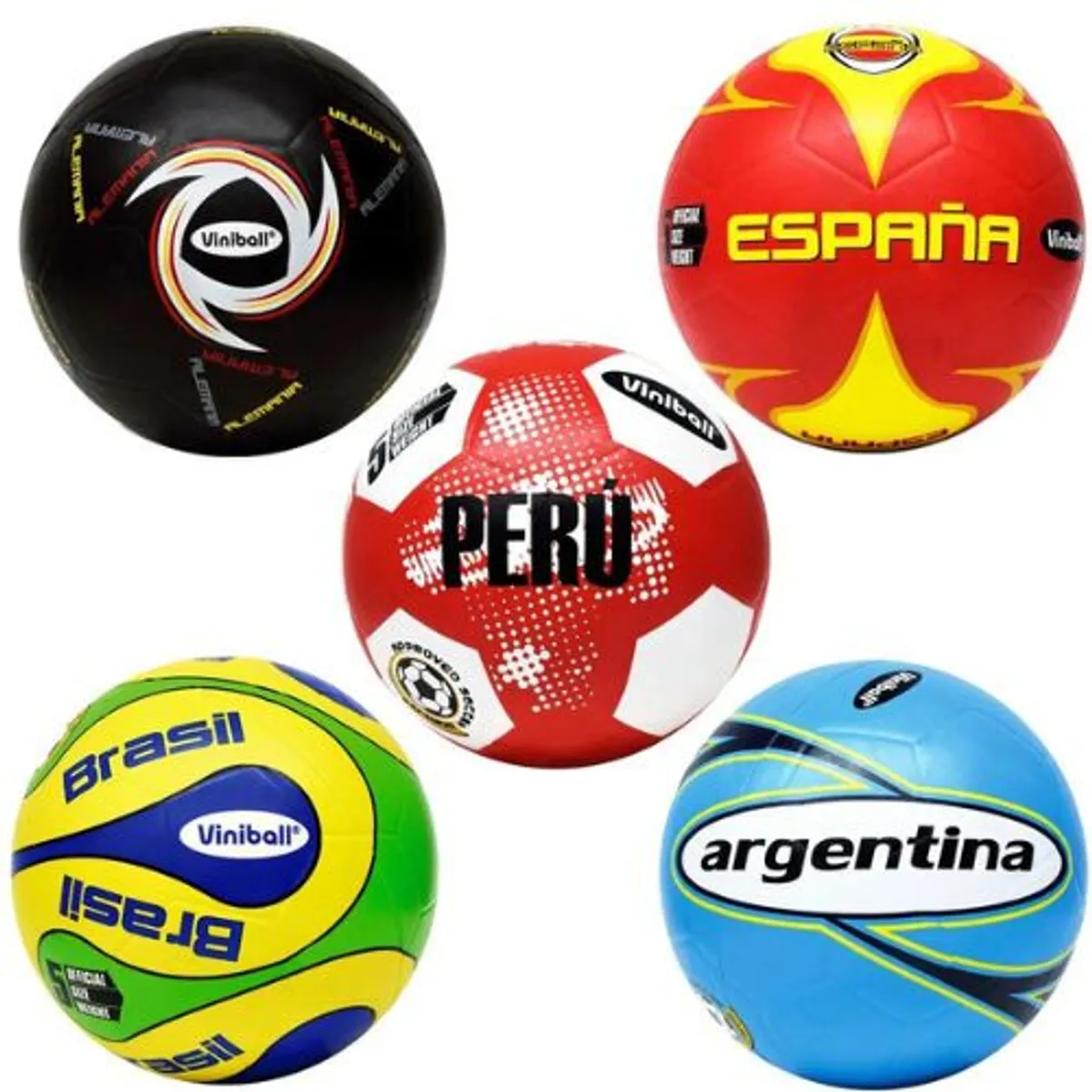 VINIBALL - Pelota de Fútbol Goma Viniball N5
