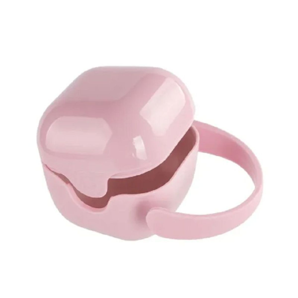 LUCALAND - Contenedor de chupón rosado
