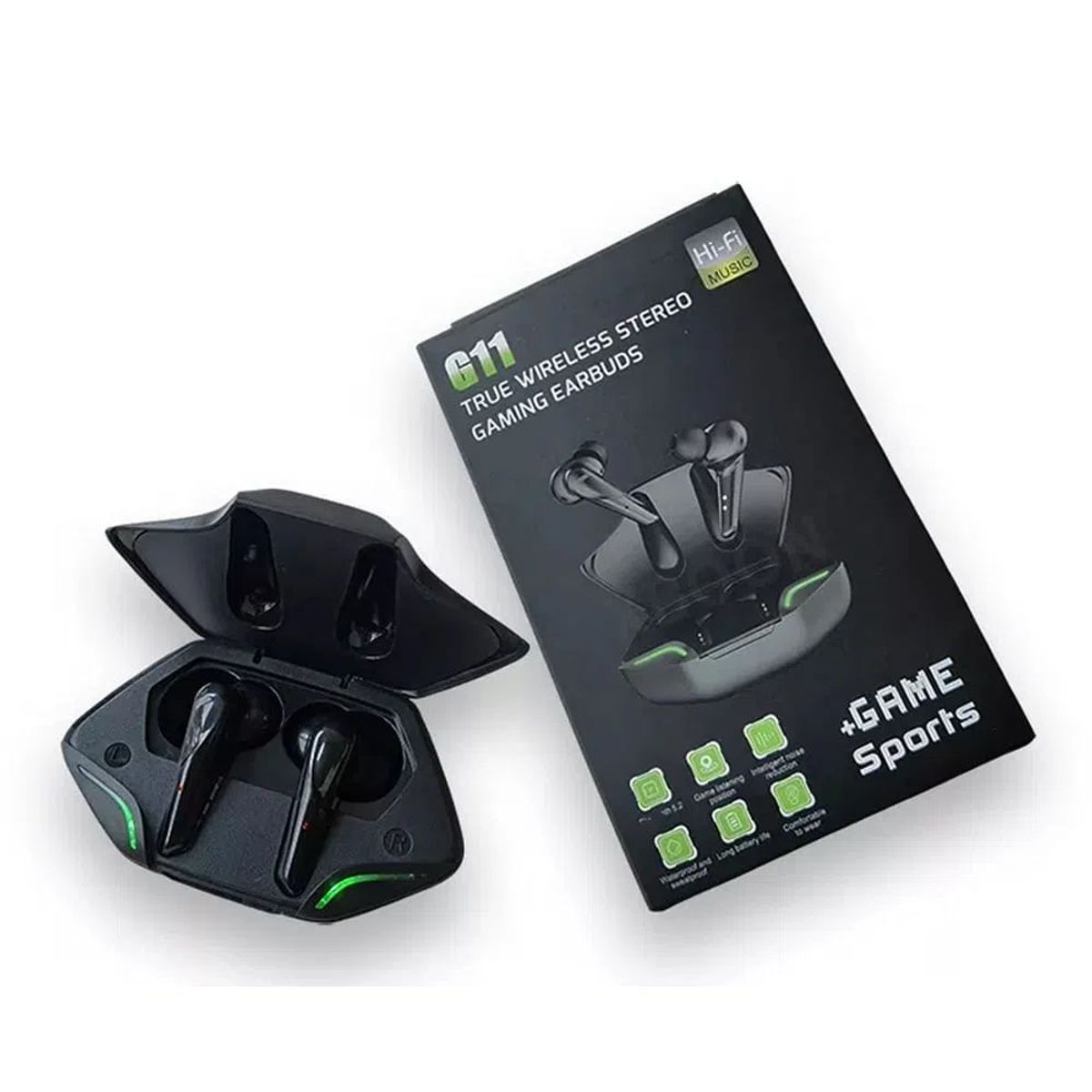 GENERICO - Audifonos Inalambricos G11 Negro