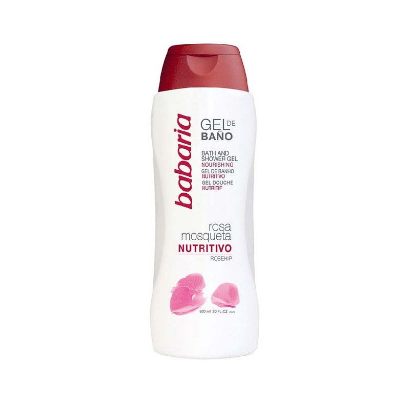 BABARIA - Gel de Baño Nutritivo Rosa Mosqueta Babaria