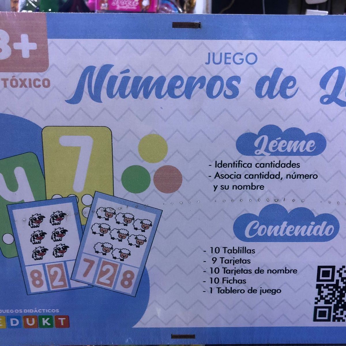 GENERICO - Juego Montessori Numeros de Lija