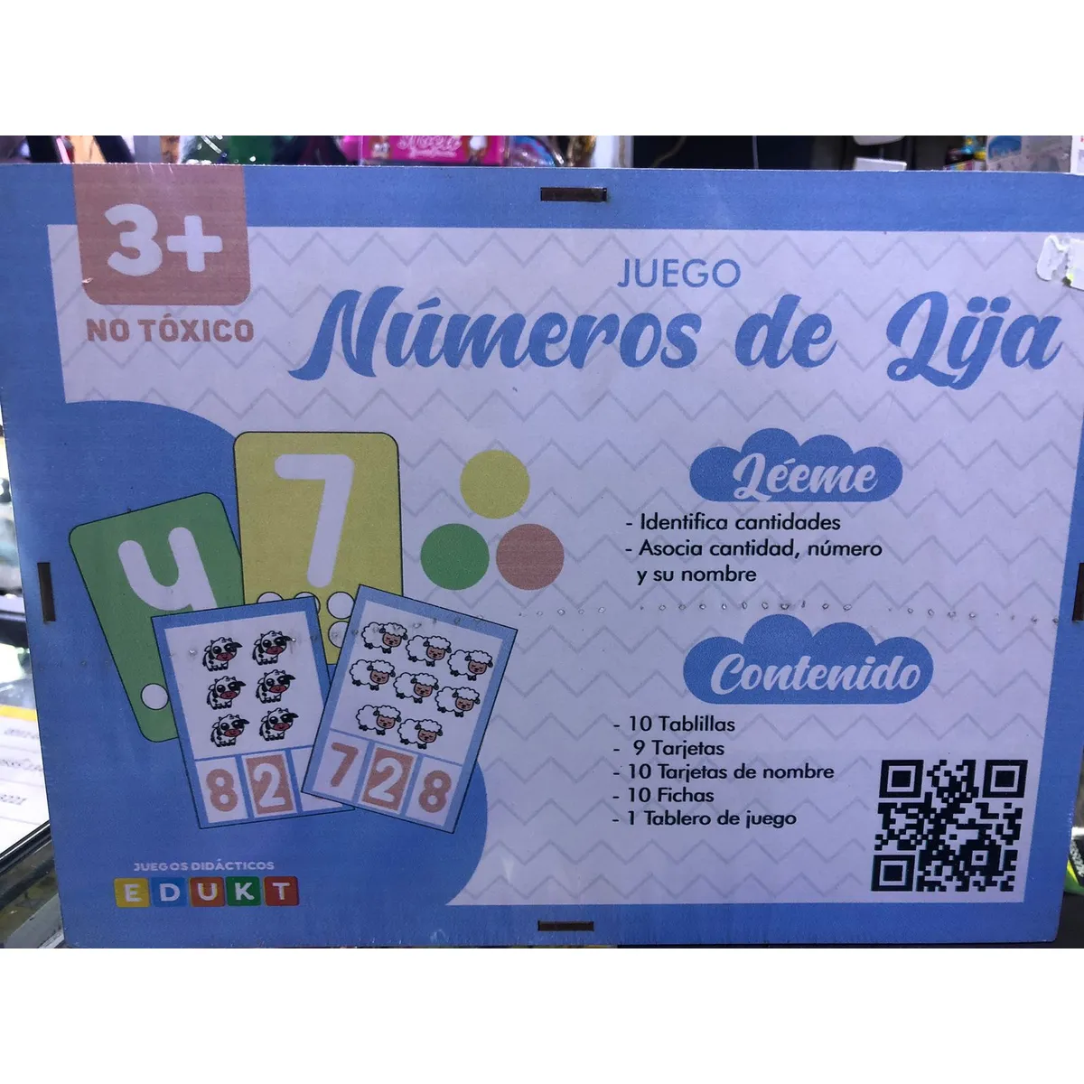 GENERICO - Juego Montessori Numeros de Lija
