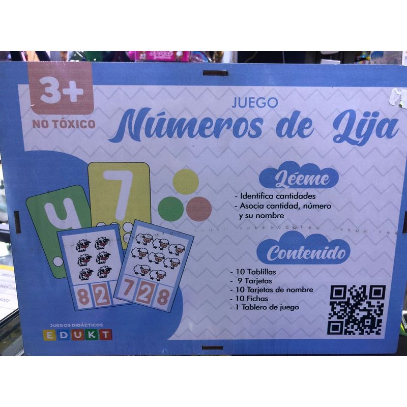 GENERICO - Juego Montessori Numeros de Lija
