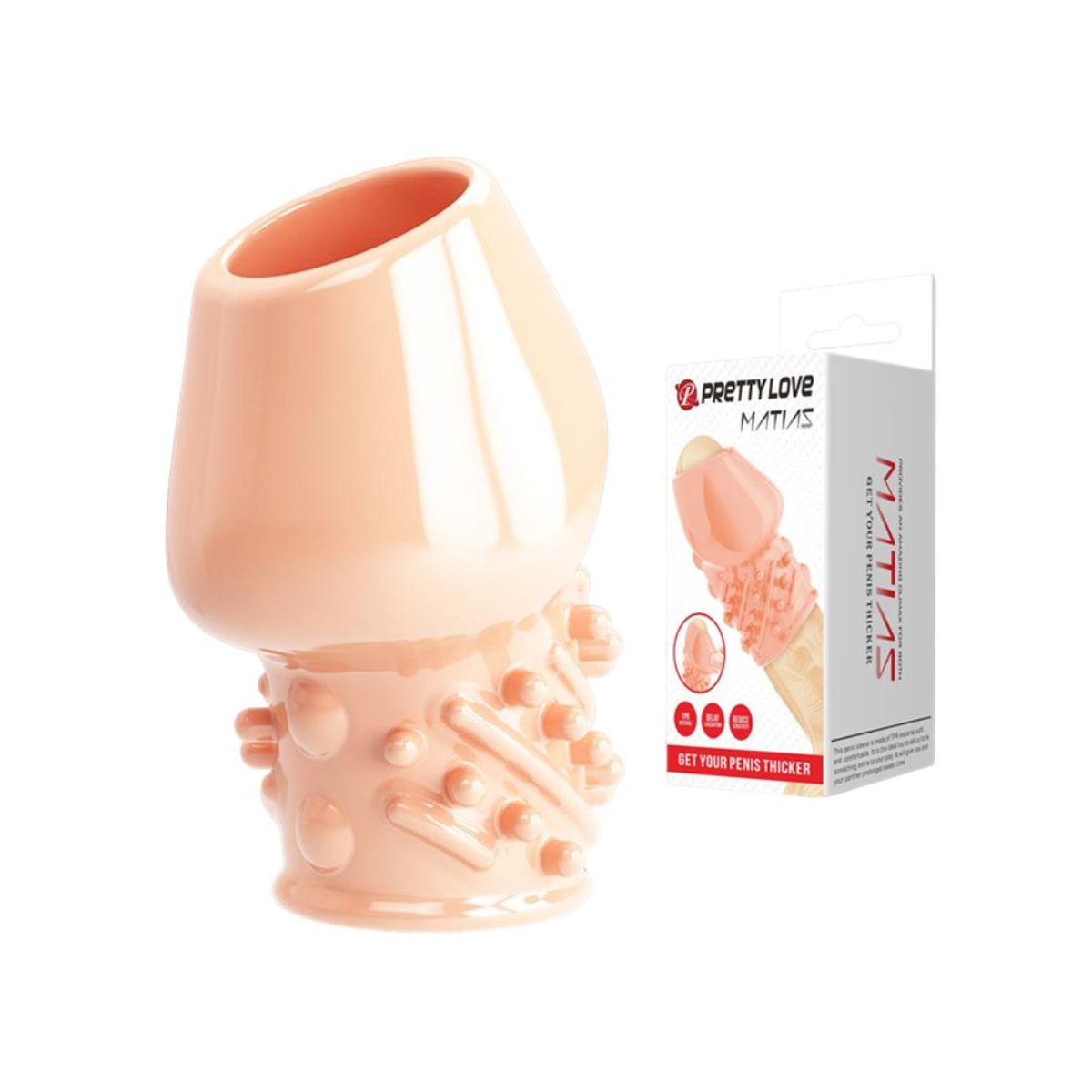 PRETTY LOVE - Funda Pretty Love Matias Transparente con textura color piel