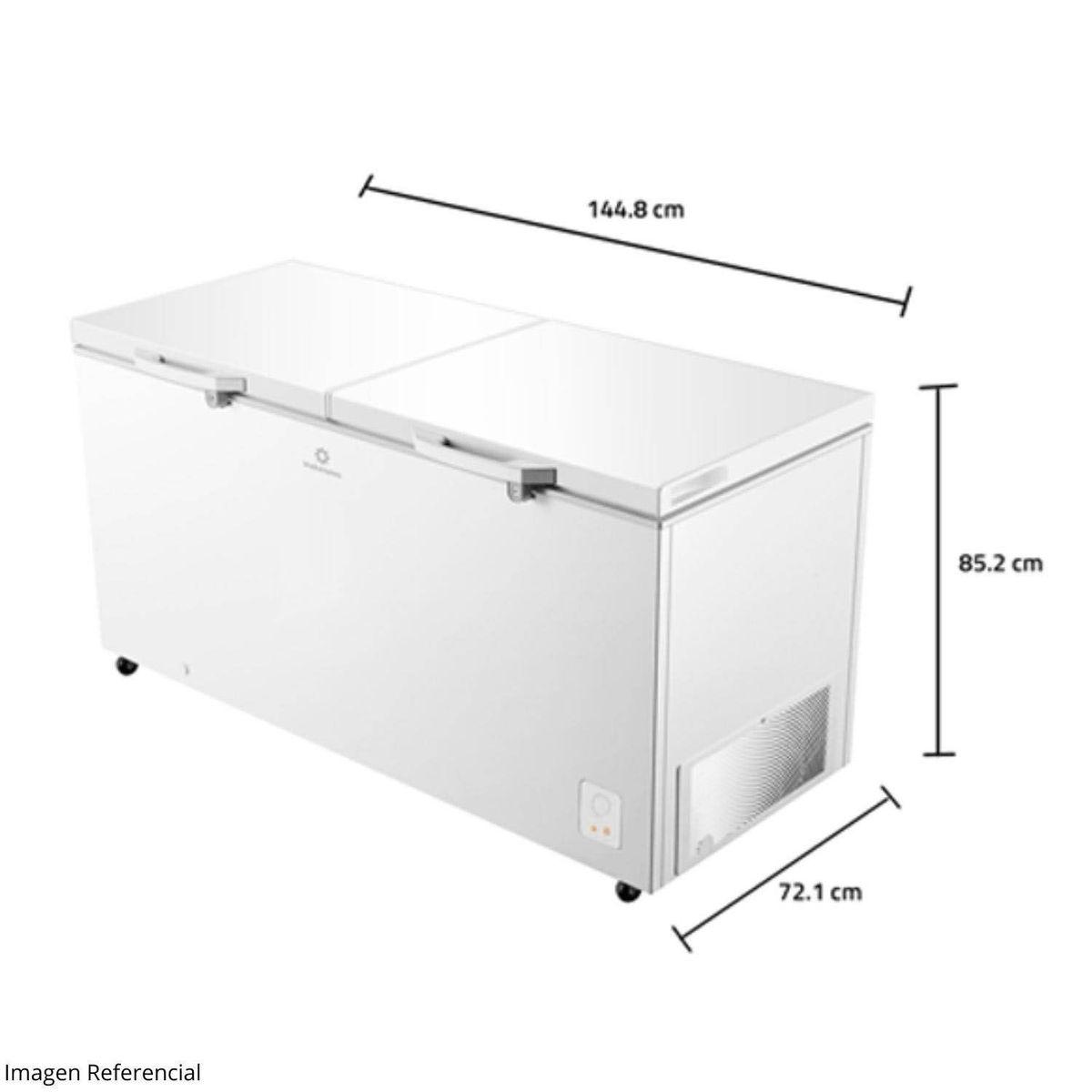 INDURAMA - Congeladora INDURAMA Defrost 420L Blanco CI-420BL