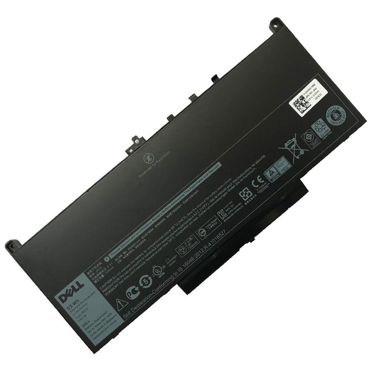 GENERICO - BATERIA PARA DELL J60J5 55Wh 7.6V 4 CELDAS E7270 E7470 INT