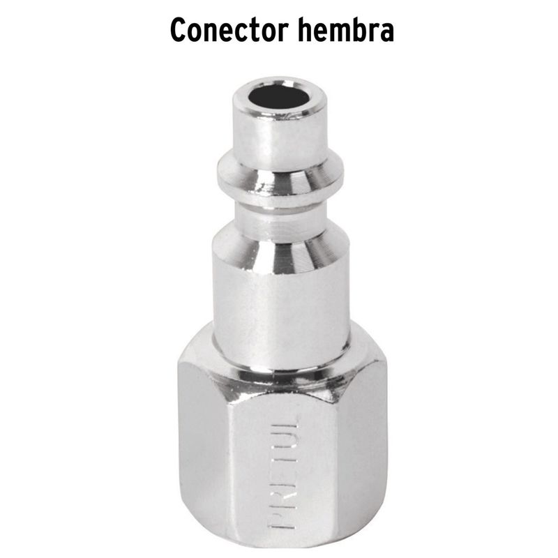 PRETUL - CONECTOR  RAPIDO HEMBRA  PARA COMPRESORA DE AIRE