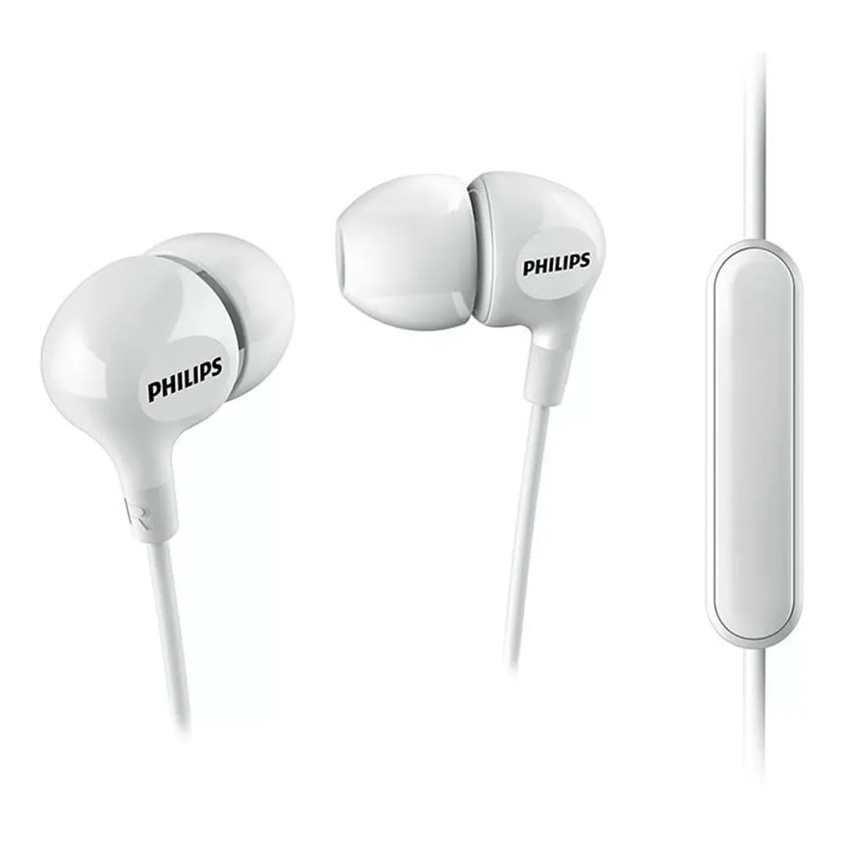 PHILIPS - Audifono con Micrófono Philips UpBeats Blanco