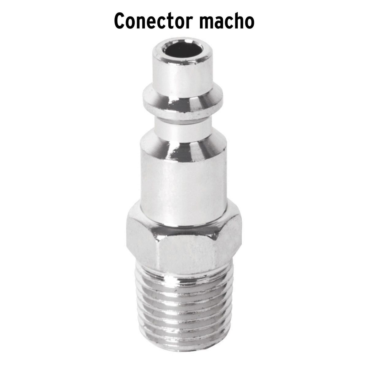 PRETUL - CONECTOR  RAPIDO MACHO  PARA COMPRESORA DE AIRE