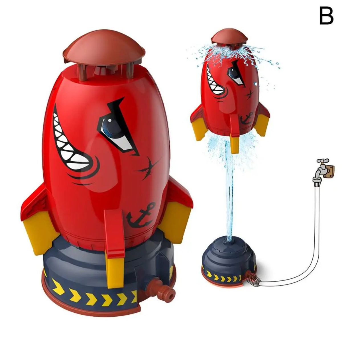 GENERICO - Lanzador De Cohetes De Agua Juguete Para Niños Rojo