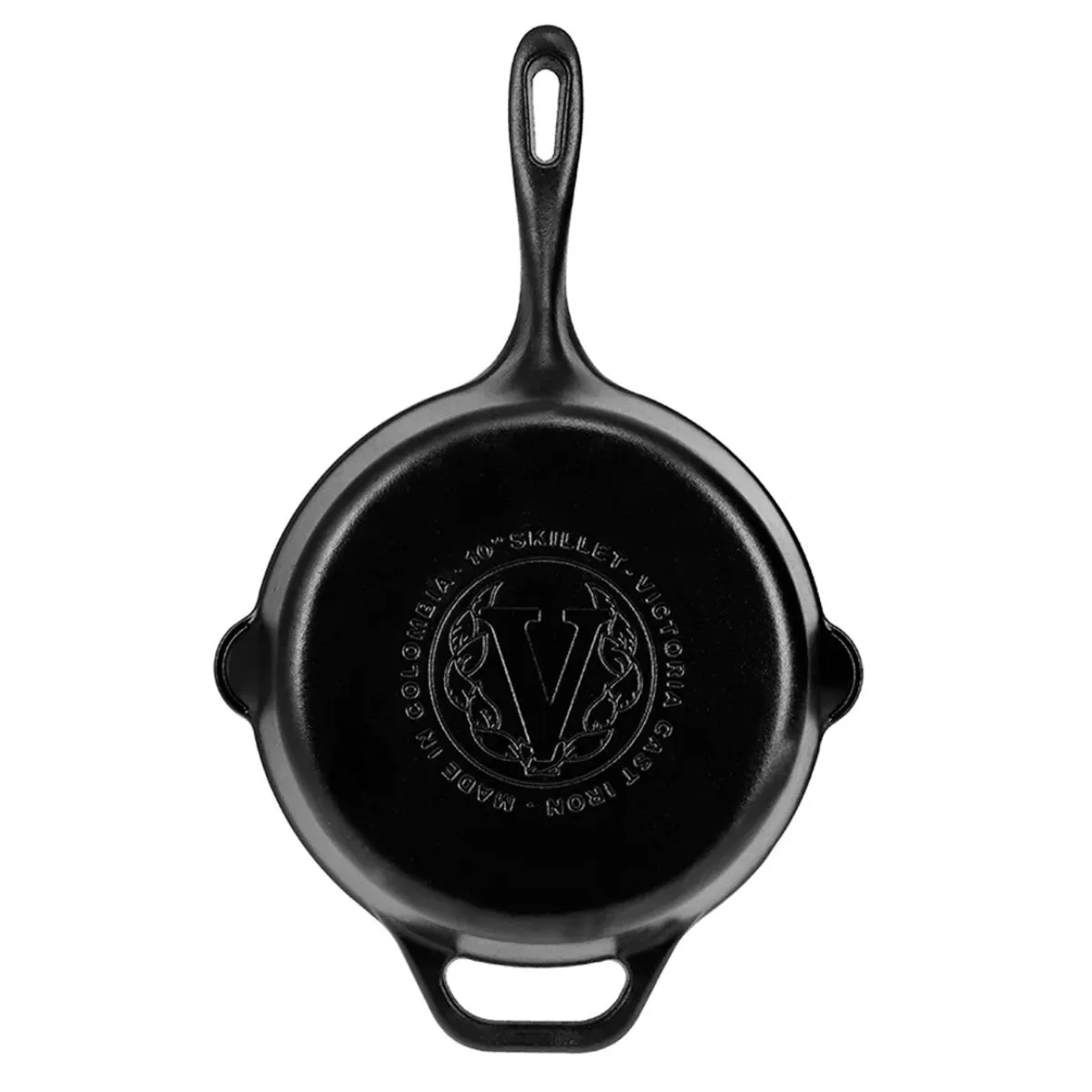 VICTORIA - Sartén de Hierro Fundido 25cm Precurada