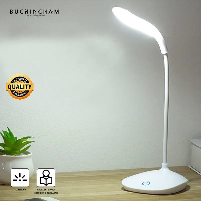 GENERICO - Lámpara de Escritorio USB LED Flexible  DYH390005 Blanco