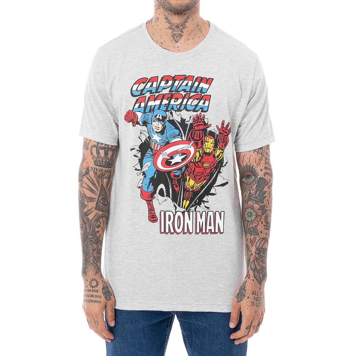 GZUCK - Polo Moda Jersey Hombre NeilMarvel Gzuck