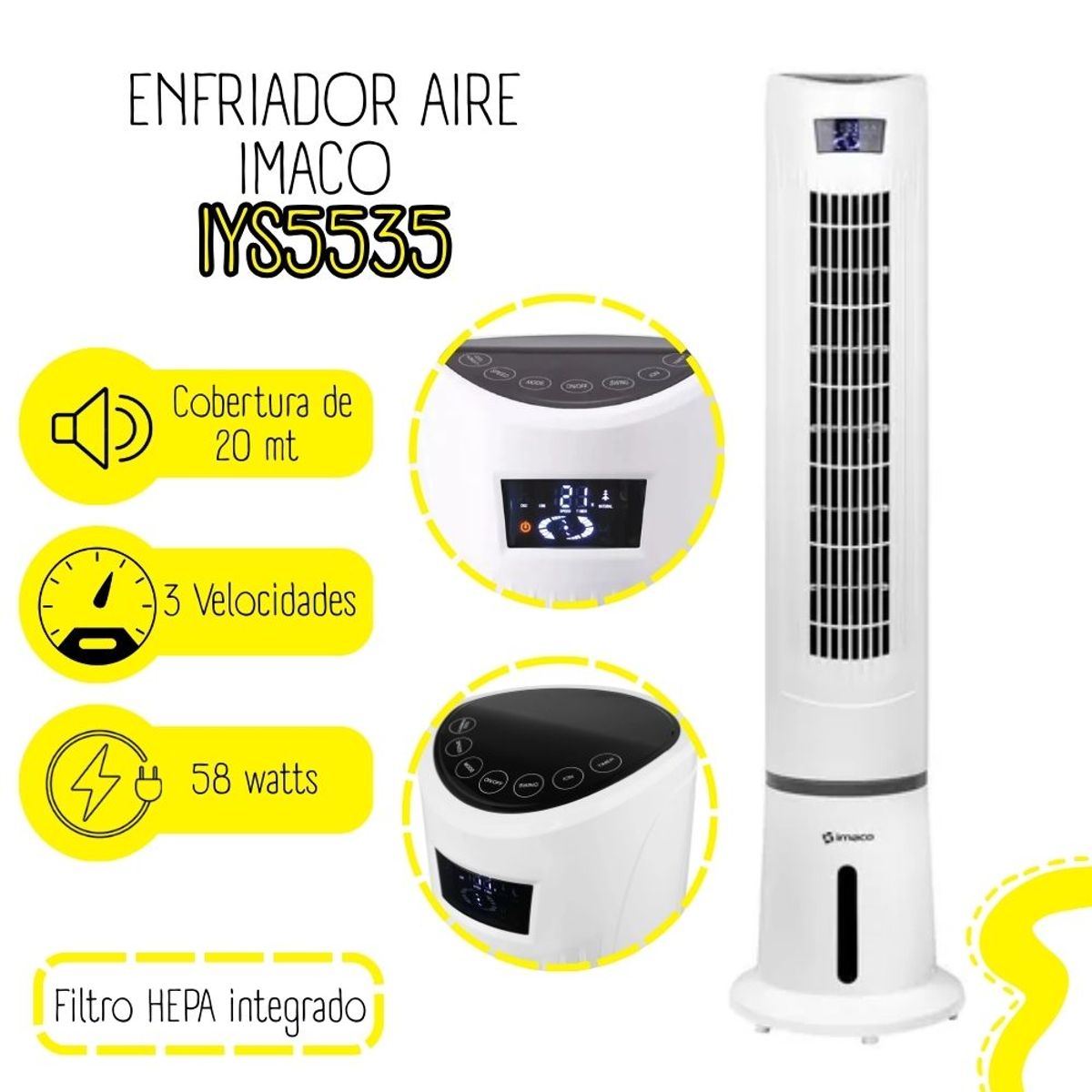 Imaco - Enfriador De Aire Imaco IYS5535
