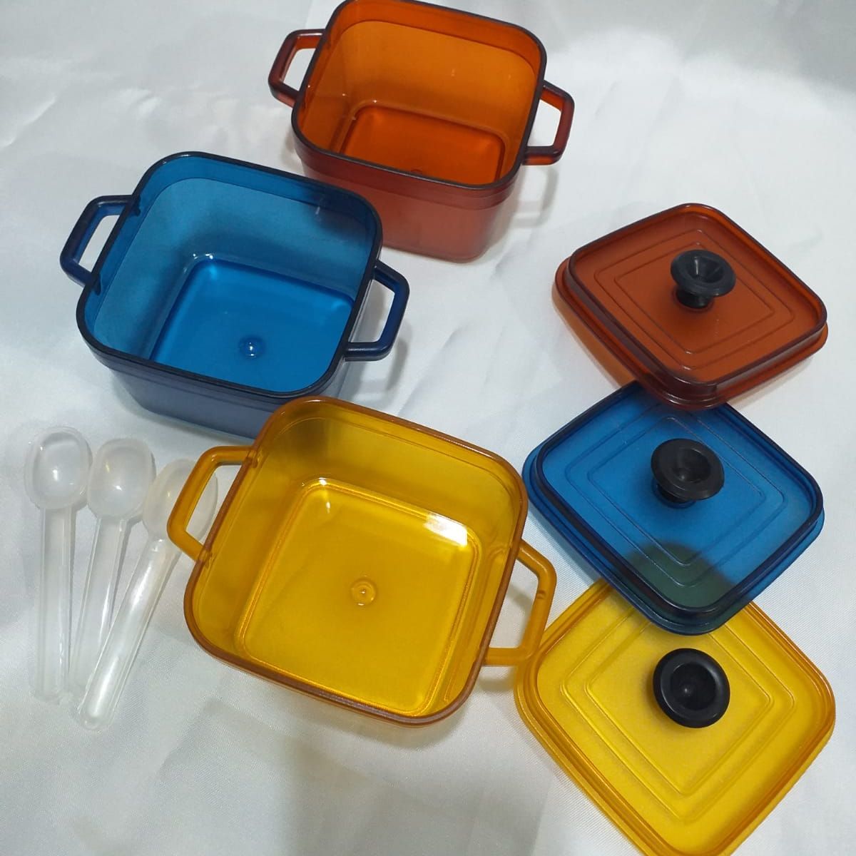 GENERICO - Condimenteros  Cuadrados set x 3