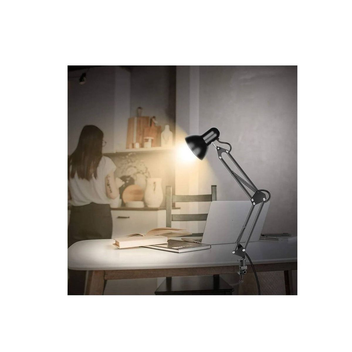 GENERICO - Lámpara Led Para Escritorio o Mesa Con Brazo