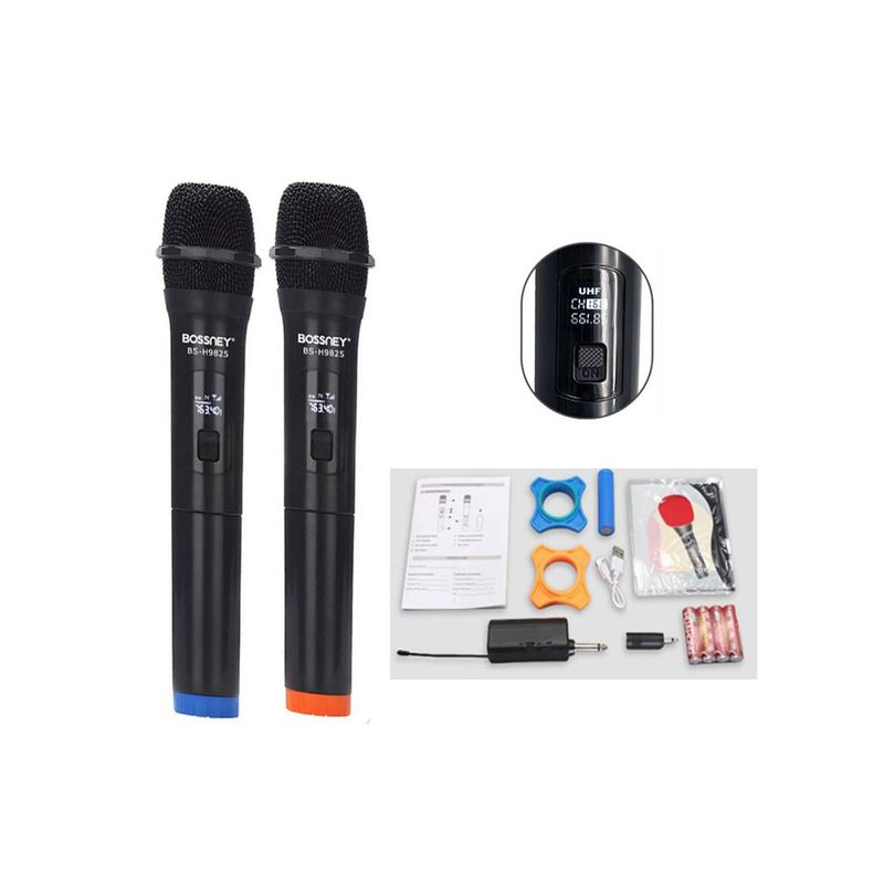 GENERICO - MICRÓFONO INALAMBRICO 2 EN 1 KARAOKE ULTIMA GENERACION