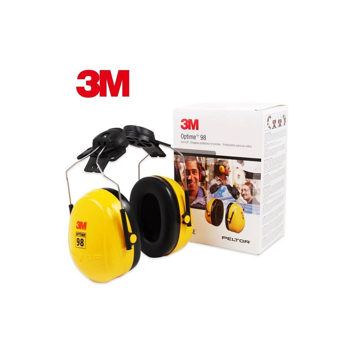3M - Orejera 3M Adaptable a Casco Optime 98 Modelo H9P3E