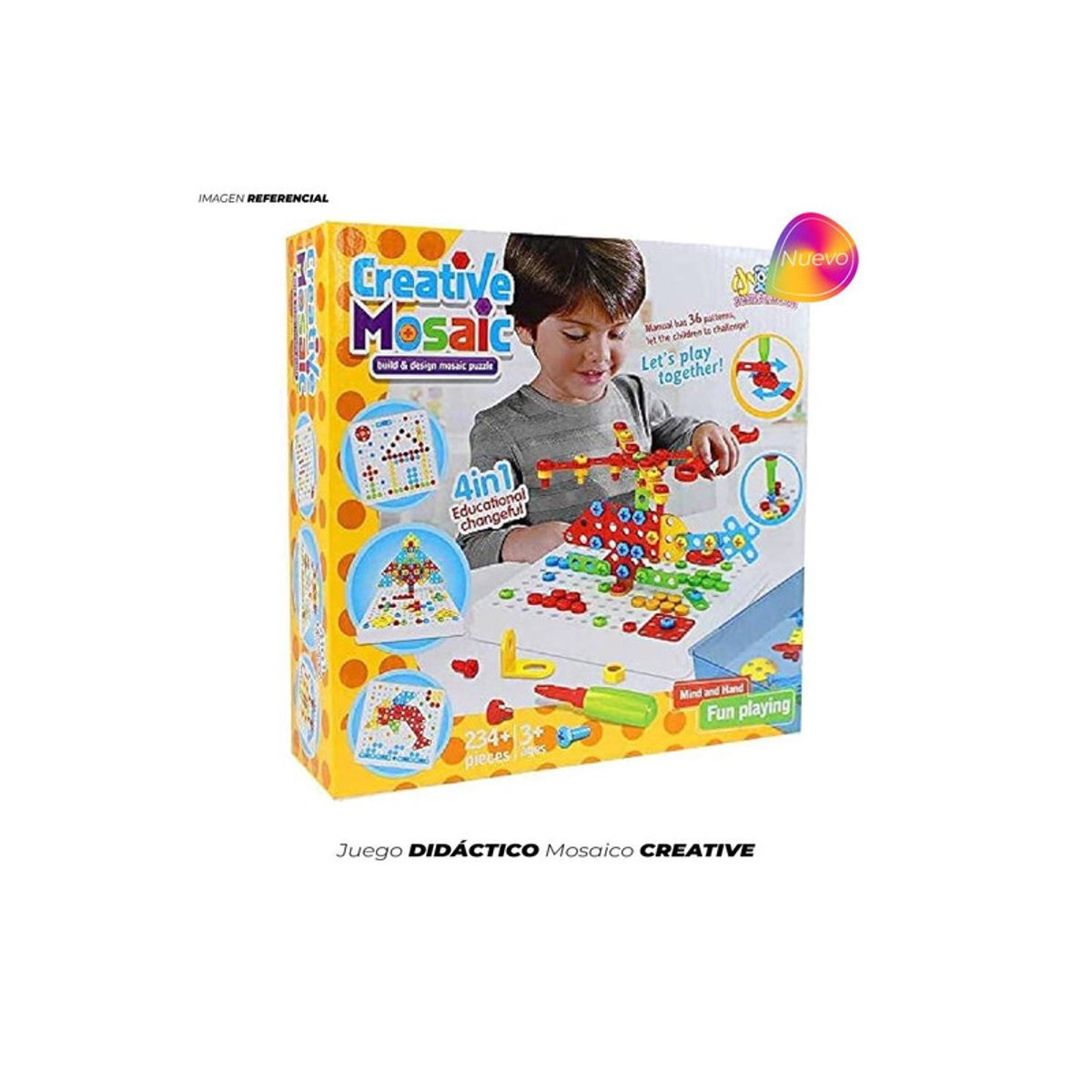 GENERICO - JUEGO DIDÁCTICO MOSAICO CREATIVE
