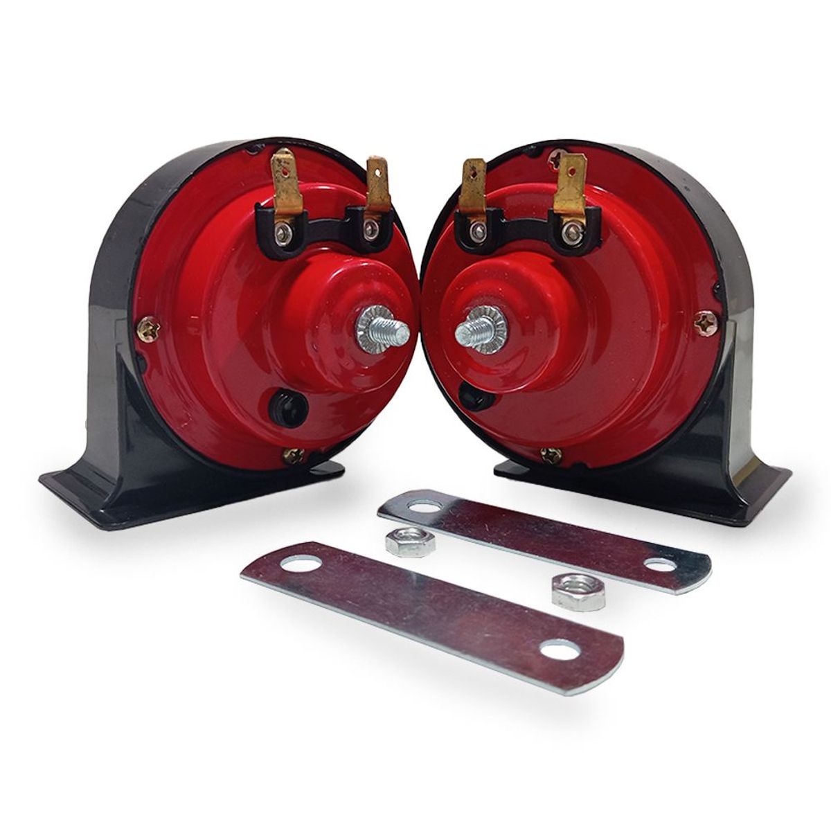 GENERICO - Bocina Claxon Tipo Caracol 24v 2 Terminales 400 500HZ Divaio