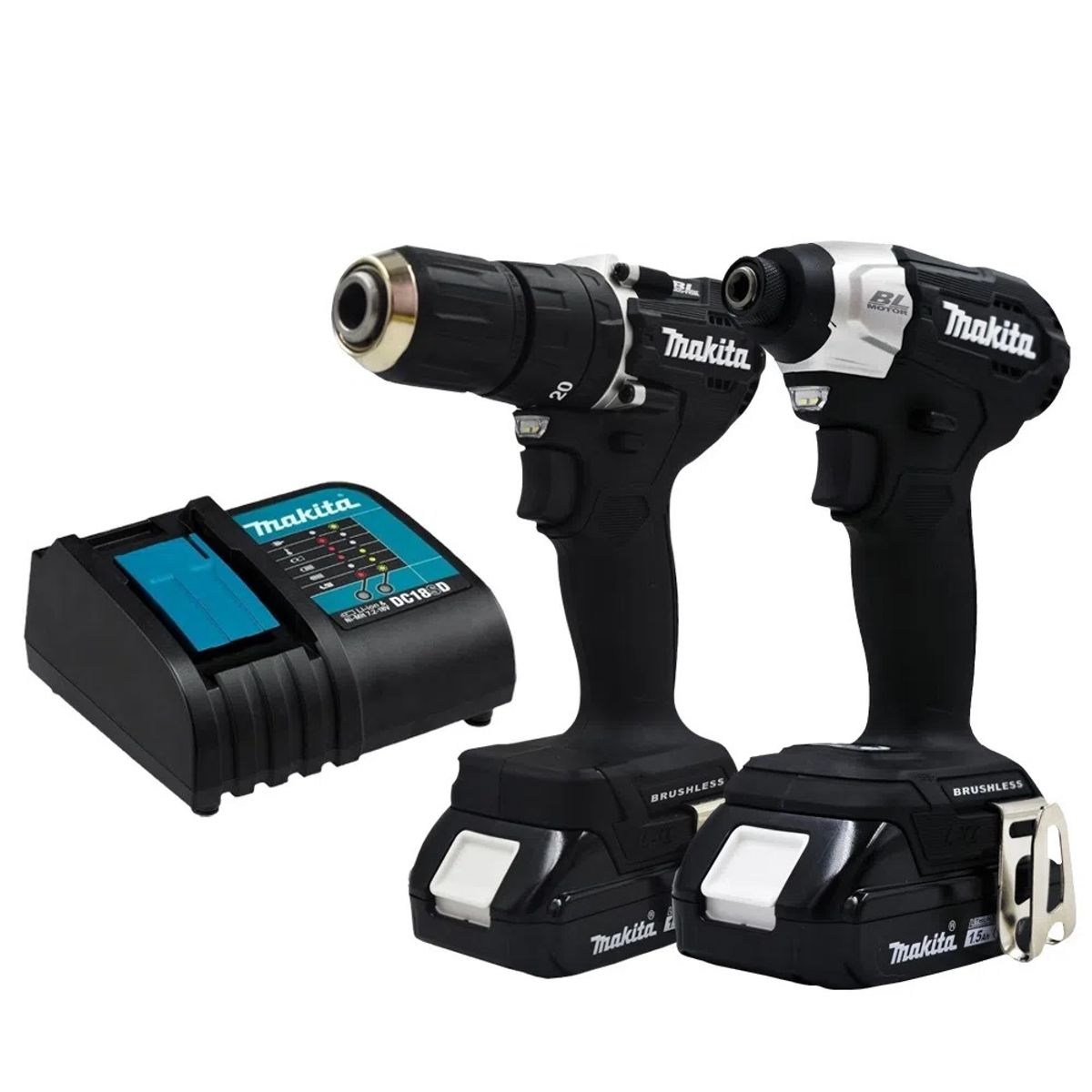 MAKITA - Atornillador de Impacto 14 Taladro 12 18V LXT Makita DLX2414X7B