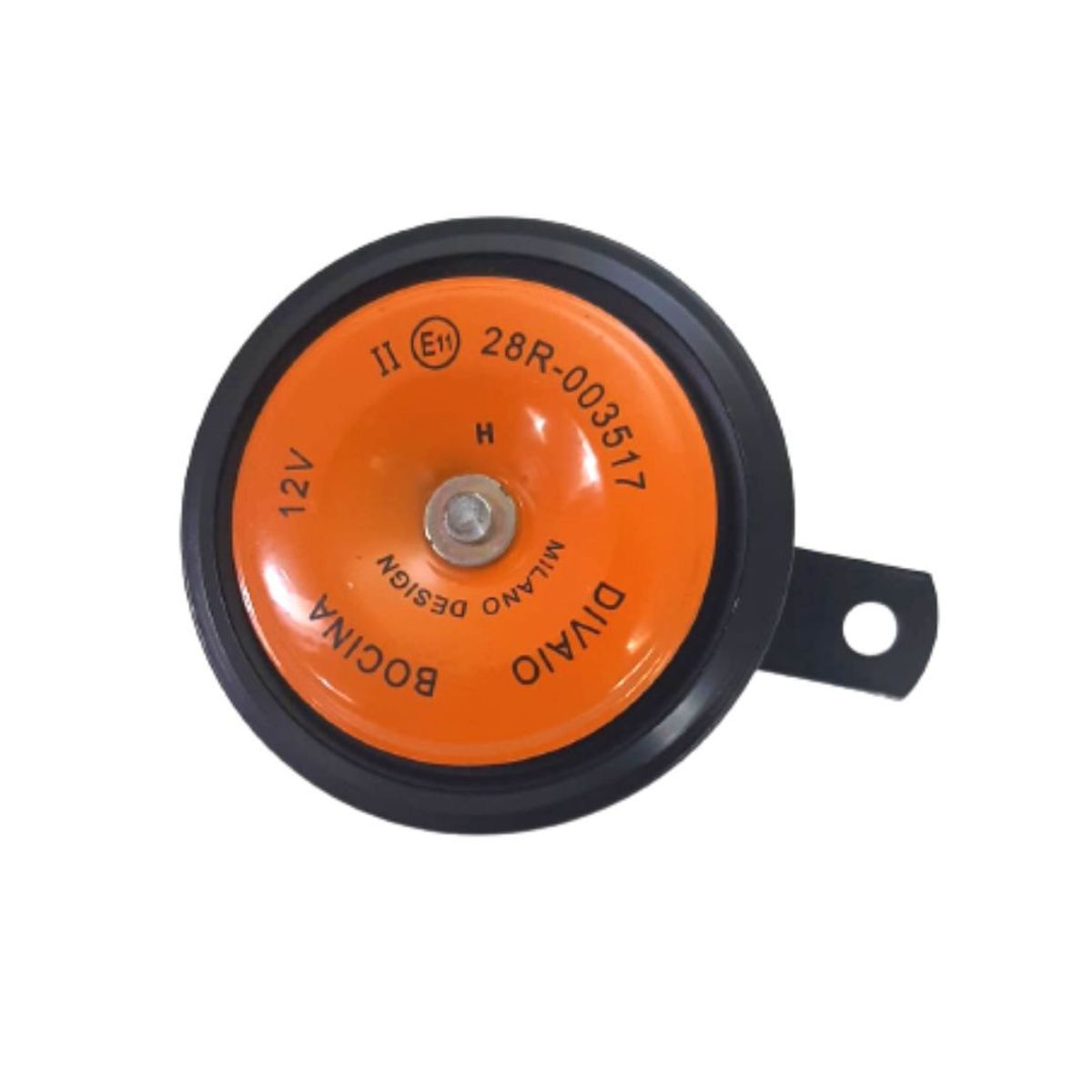 GENERICO - Bocina Claxon Tipo Platillo 12v 2 Terminales 460 HZ Divaio