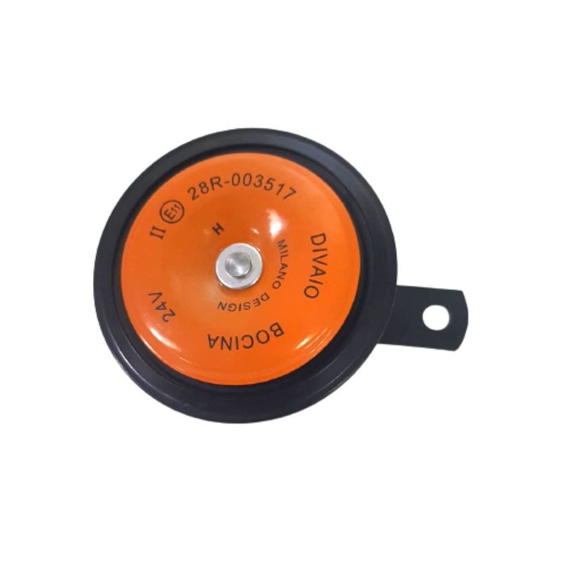 GENERICO - Bocina Claxon Tipo Platillo 24v 2 Terminales 460 HZ Divaio