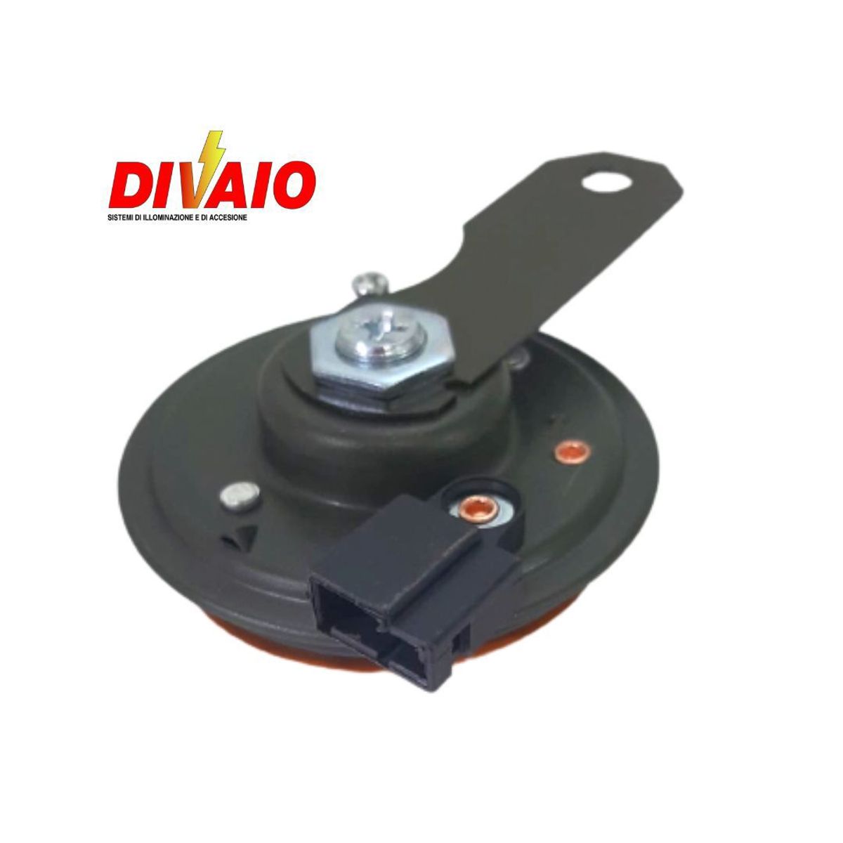 GENERICO - Bocina Claxon Platillo Para Toyota 12v 2 Terminales 460 HZ