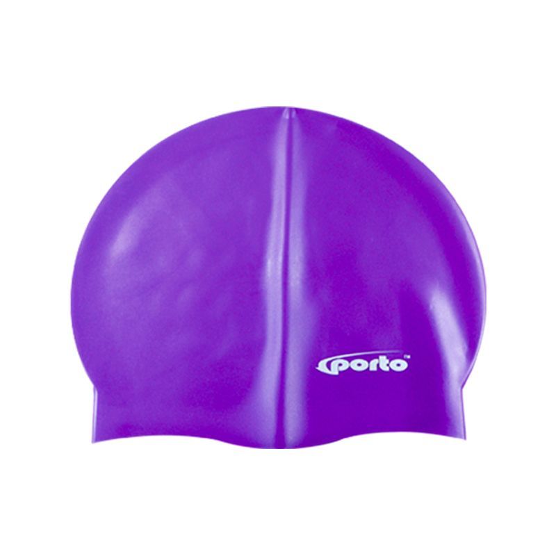PORTO - Gorro de Natacion Silicona  Morado Porto