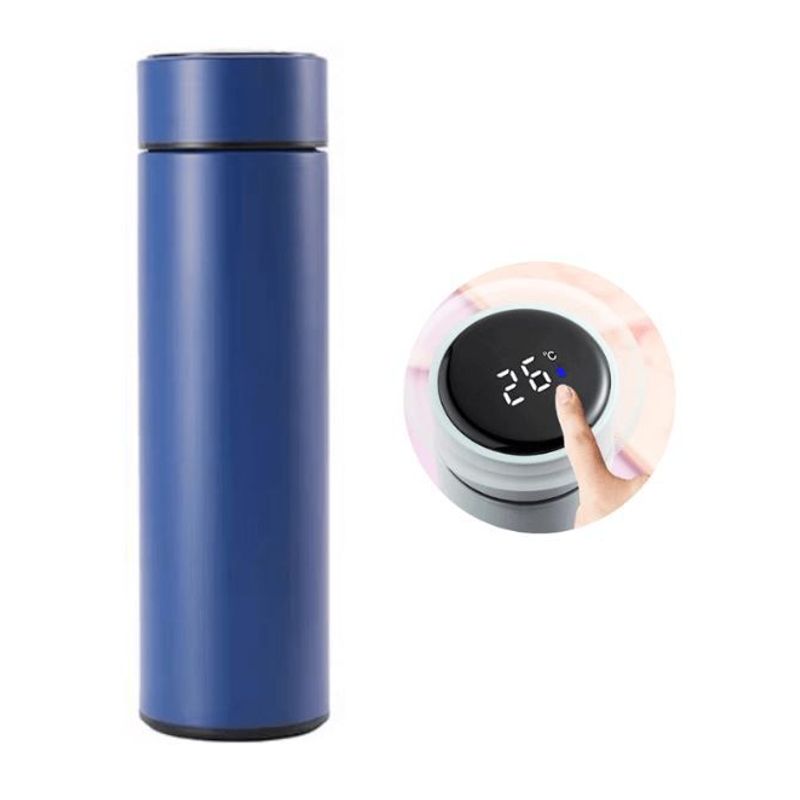 GENERICO - Termo Digital LED de Acero Inoxidable 500ml con Medidor de Temperatura