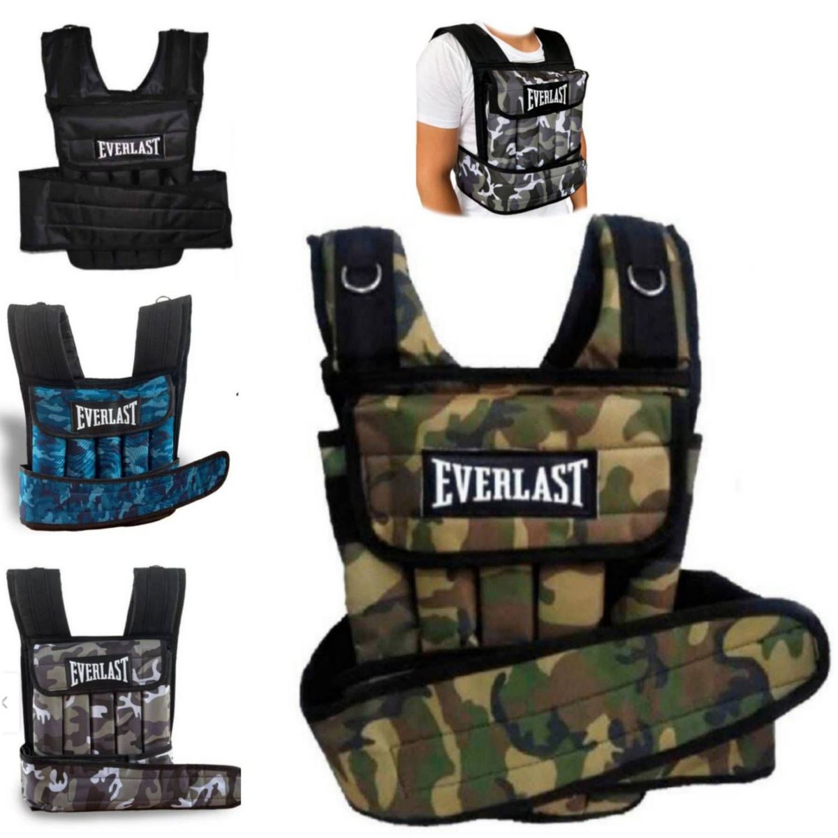 GENERICO - CHALECO DE PESO CROSSFIT DE 10KG