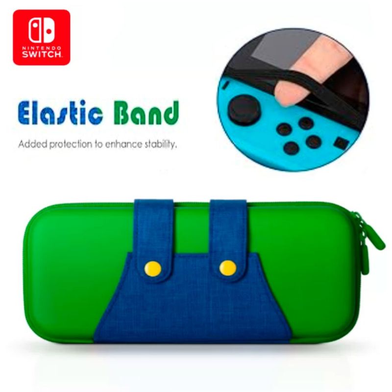 GENERICO - Protector Estuche Portatil Impermeable de Nintendo Switch Verde