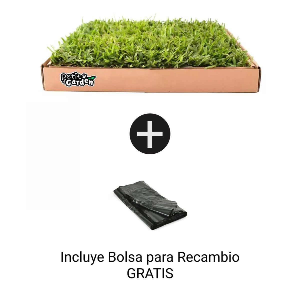 GENERICO - Sanitario de Pasto Natural para Mascotas - Talla S Repuesto