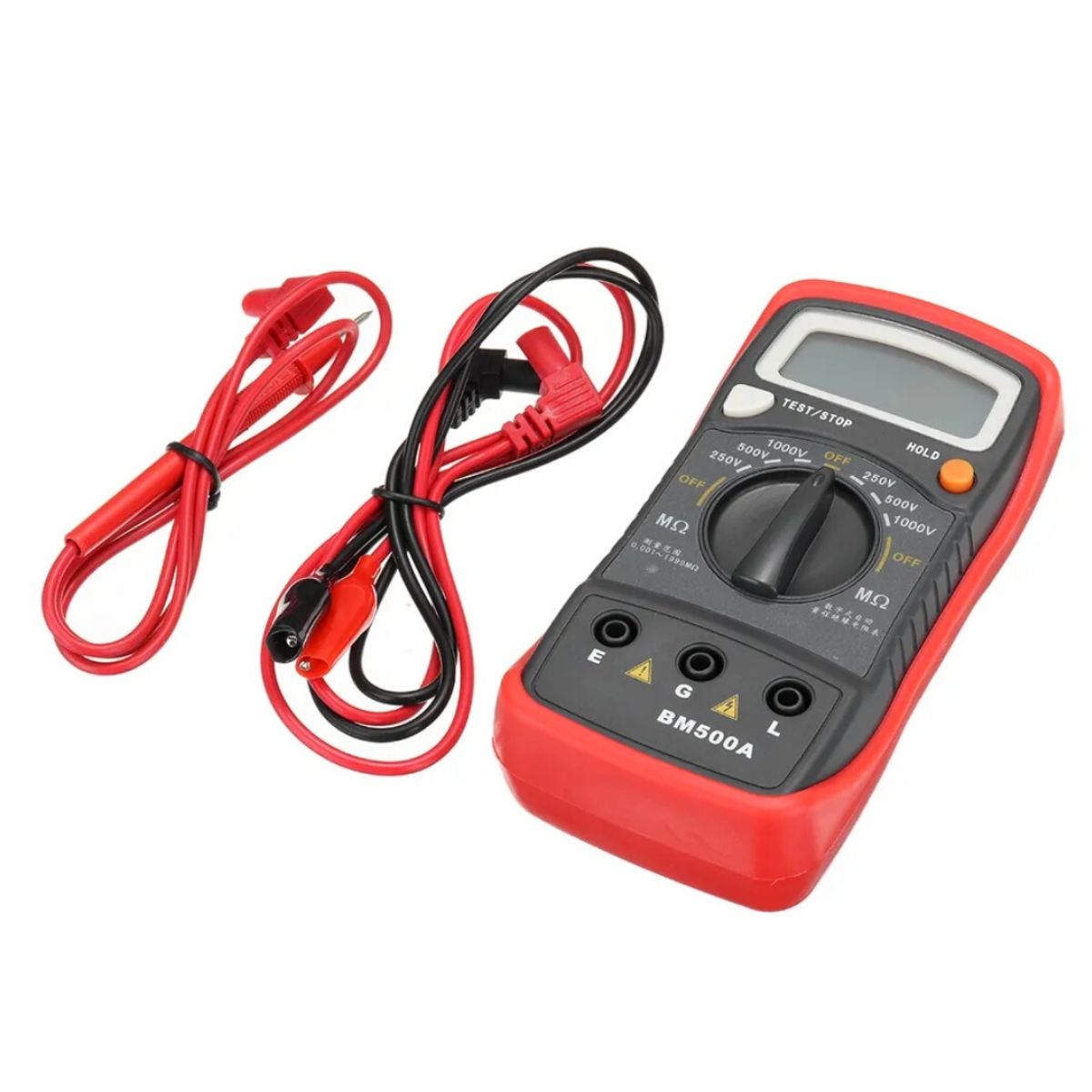 GENERICO - Megóhmetro BM500A Medidor de Resistencia de Aislamiento 1999 MOhm