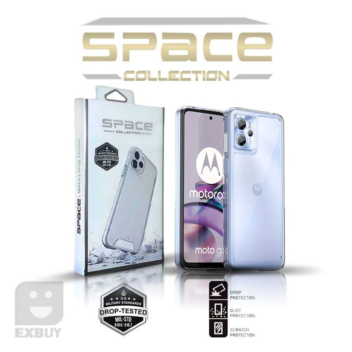 GENERICO - Case Space para Motorola Moto G54