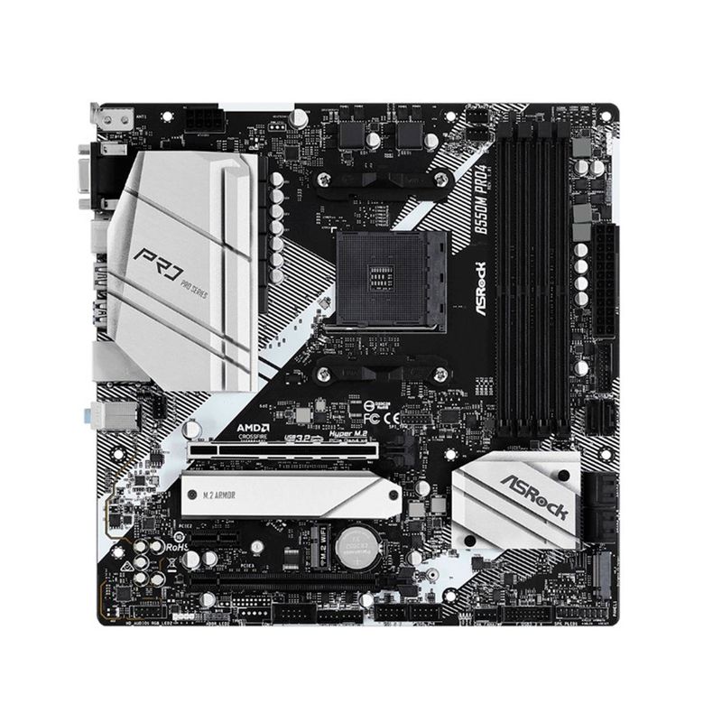 ASROCK - PLACA MADRE ASROCK B550M PRO4 AMD4 MICRO-ATX P/N: 90-MXBDK0-A0UAYZ