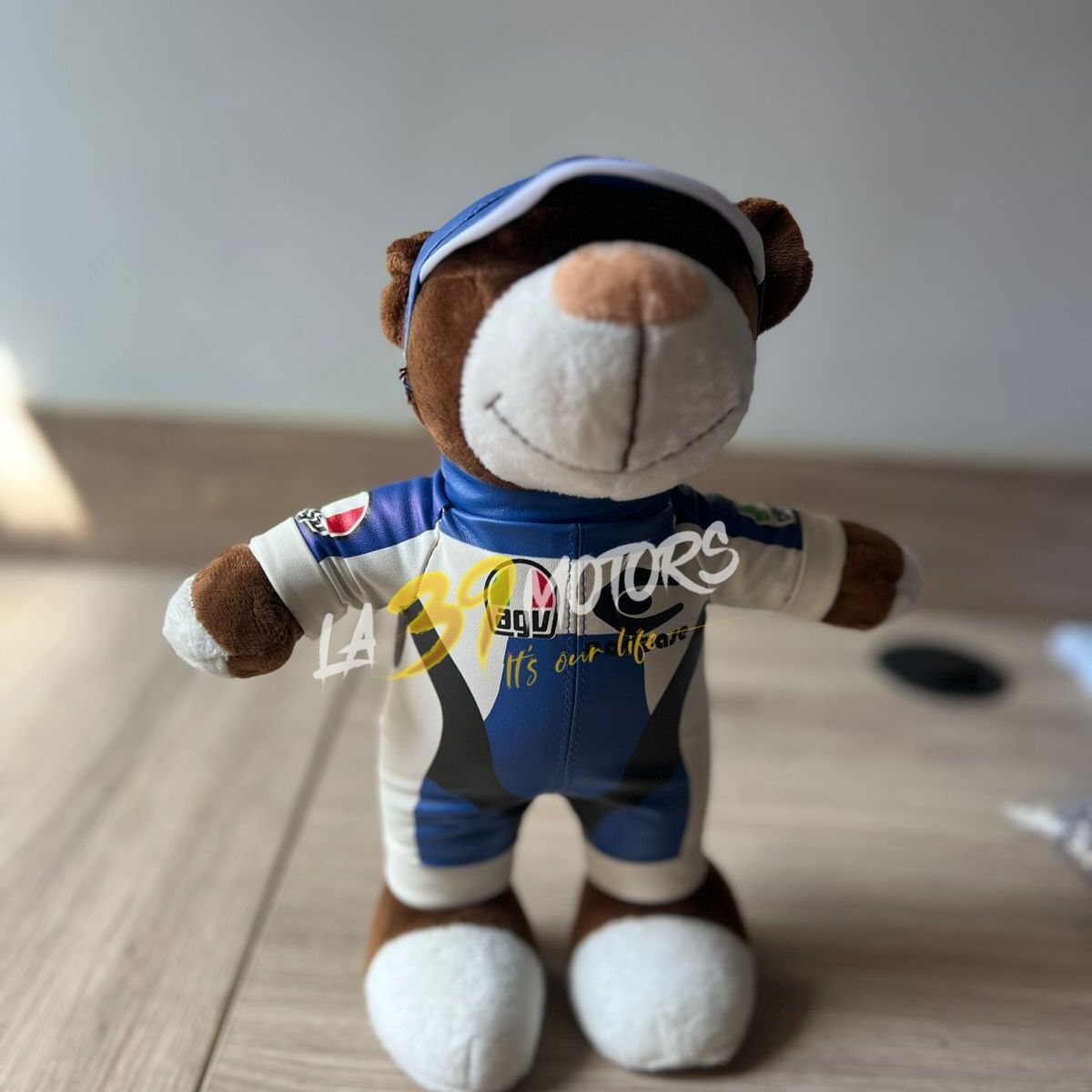 GENERICO - PELUCHE MOTERO AGV AZUL