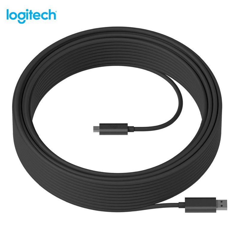 LOGITECH - CABLE LOGITECH B2B 10M BLACK STRONG USB SUPERSPEED 939-001799