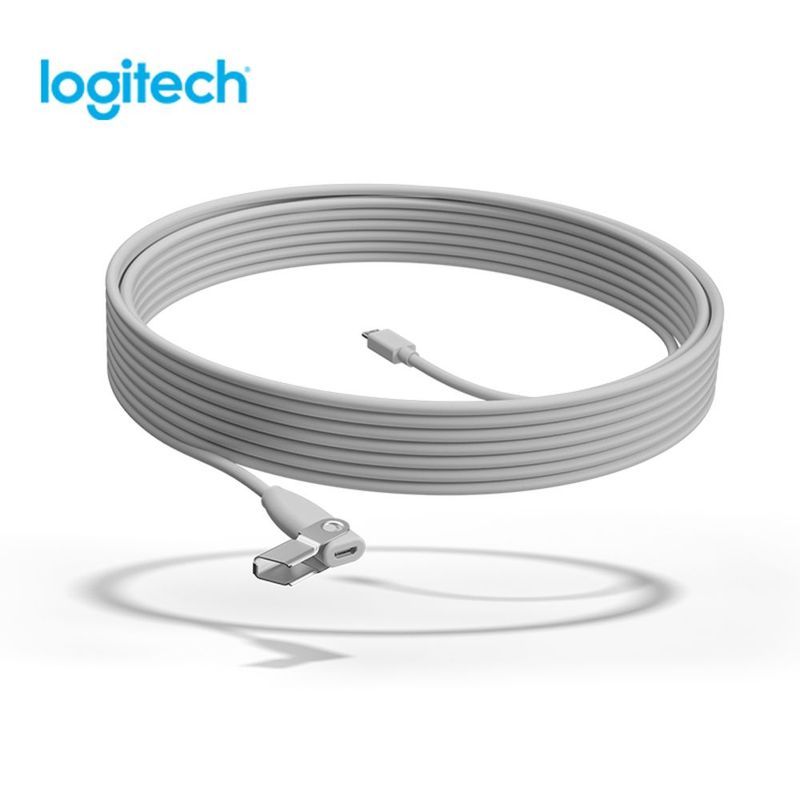 LOGITECH - CABLE DE EXTENSION LOGITECH B2B PRALLY MIC POD 10M WHITE 952-000047